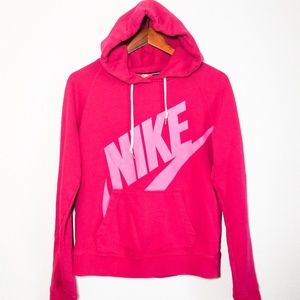 womens pink nike jumper